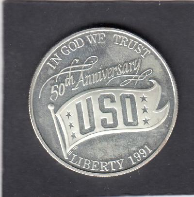 Beschrijving: 1 Dollar U.S.O.
